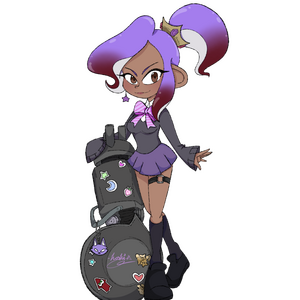 Hoshi Self portrait of my Splatoon Octoling