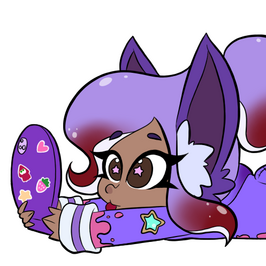 Hoshi Self portrait of my Splatoon Octoling